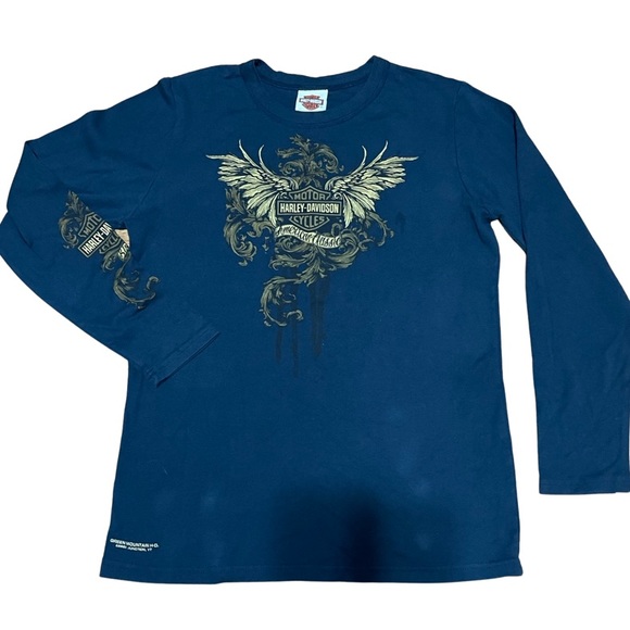 Authentic Harley Davidson - Women's Long Sleeve Shirt - Picture 9 of 13